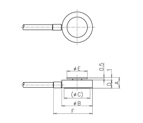 Hilitand ロードセル 小型圧縮引張型 DYMH-103(0~5kg)-